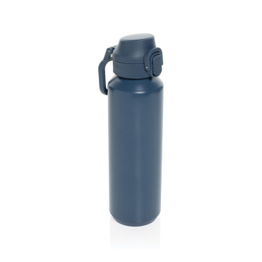 Logotrade business gift image of: Via RCS Re-steel lockable sport bottle 600ML