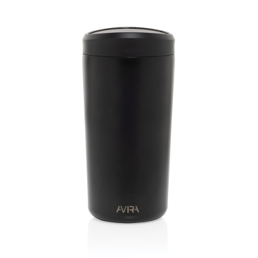 Logo trade promotional merchandise photo of: Avira Alix RCS re-steel click tumbler 400ML