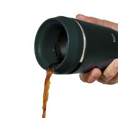 Logo trade promotional gifts image of: Topl Recycled Steel To Go Tumbler Patented 360 Lid 235ml
