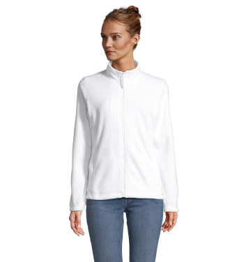 Logo trade corporate gifts image of: NORTH WOMEN ZIPPED FLEECE