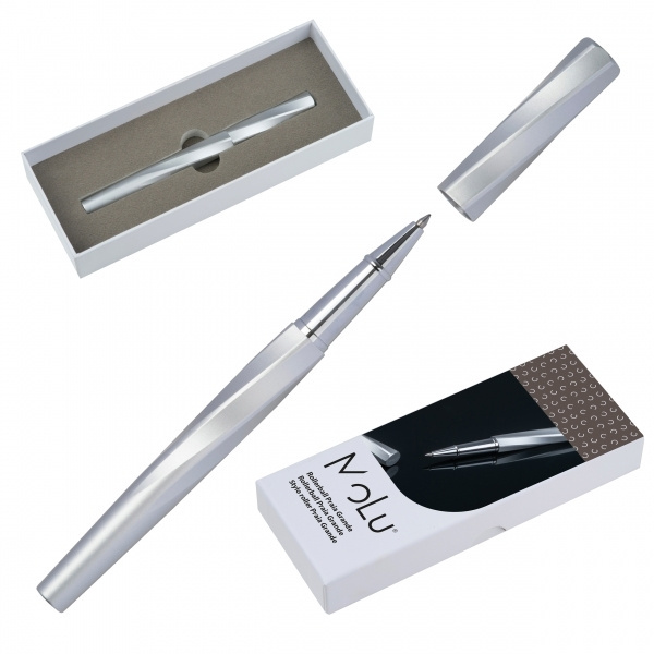Logotrade corporate gift image of: MoLu brass rollerball Praia Grande