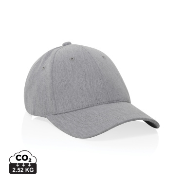 Logo trade promotional gift photo of: Milo AWARE™ recycled heather 6 panel cap 200gr