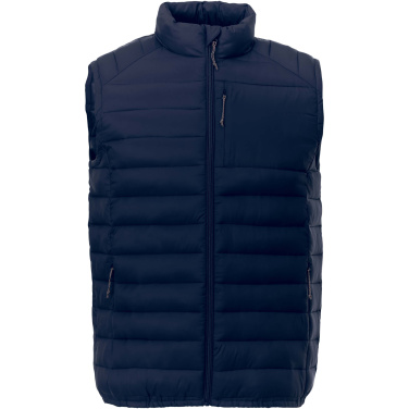 Logo trade promotional merchandise image of: Pallas men's GRS recycled insulated bodywarmer