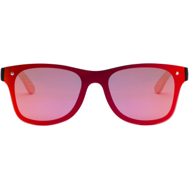 Logo trade advertising products picture of: Tan sunglasses with bamboo temples