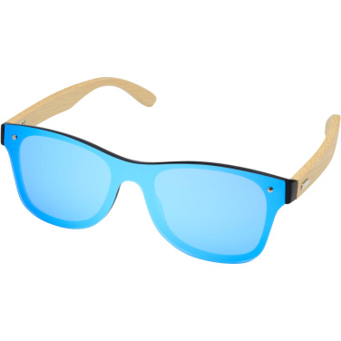 Logo trade advertising products picture of: Tan sunglasses with bamboo temples