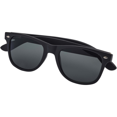 Logo trade corporate gifts image of: Arlo bamboo sunglasses with black coating