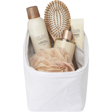 Logo trade business gift photo of: Pack 500 g/m² Aware™ recycled toiletry organiser