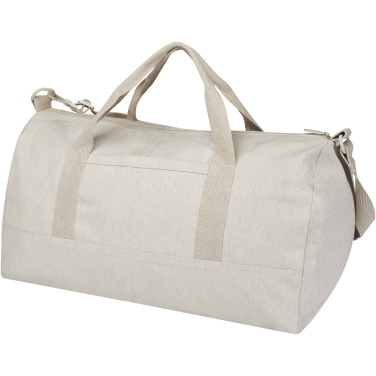 Logo trade advertising product photo of: Porter 500 g/m² Aware™ recycled duffel bag 50L