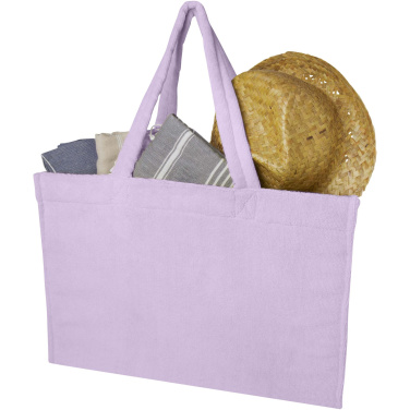 Logotrade promotional merchandise picture of: Siam GRS recycled terry beach tote bag 13L