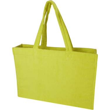 Logo trade corporate gift photo of: Siam GRS recycled terry beach tote bag 13L