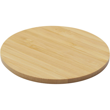 Logo trade promotional products image of: Cha bamboo coaster