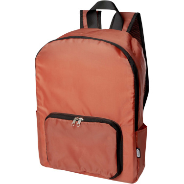 Logo trade promotional items picture of: EcoFold RPET foldable backpack 15L