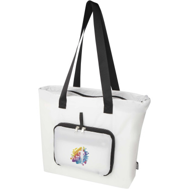 Logo trade promotional product photo of: EcoFold RPET foldable tote bag 16L