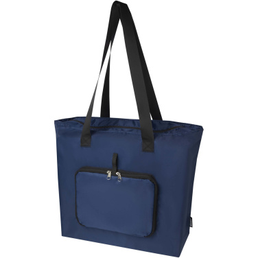 Logotrade corporate gift image of: EcoFold RPET foldable tote bag 16L