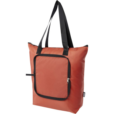 Logotrade promotional gifts photo of: EcoFold RPET foldable tote cooler bag 15L