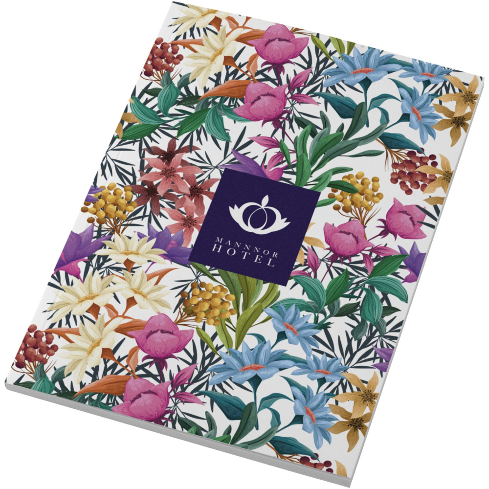 Logo trade promotional products picture of: Novella Austen A5 soft cover notebook - 50 sheets