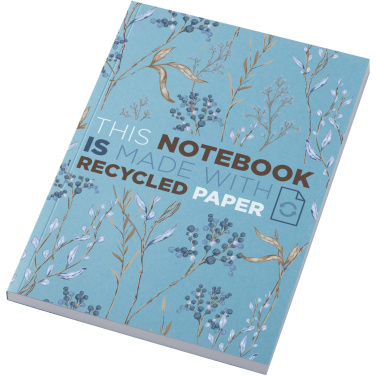 Logotrade promotional product picture of: Novella Austen A5 recycled soft cover notebook - 100 sheets