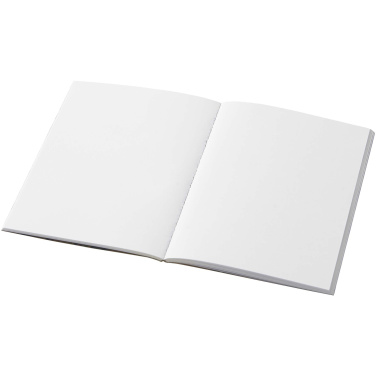 Logo trade promotional product photo of: Novella Austen A6 recycled soft cover kraft notebook - 50 sheets