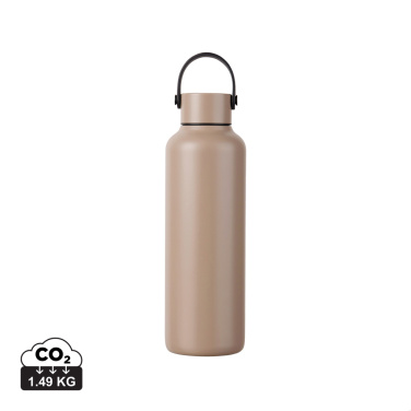Logo trade business gifts image of: Baltimore RCS recycled SS bottle 600 ML
