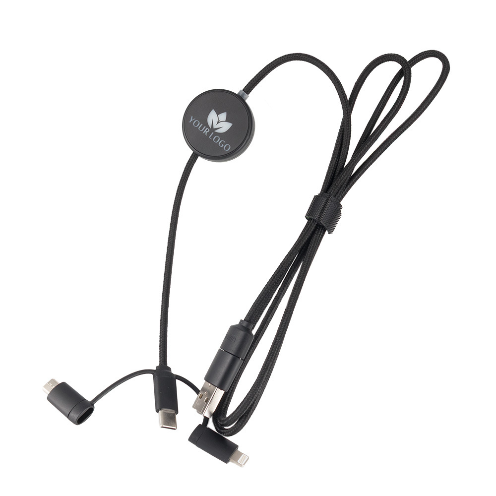 Logotrade promotional merchandise photo of: Cable 4in1 with illuminated logo - LH-ZM02
