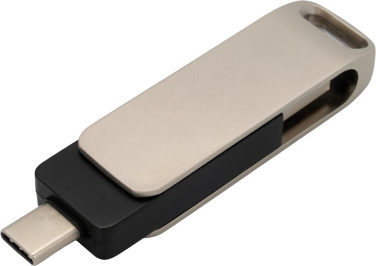 Logo trade promotional merchandise image of: Metal USB stick