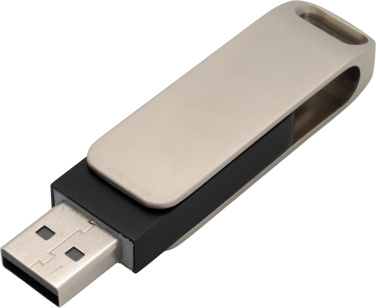 Logo trade promotional items image of: Metal USB stick