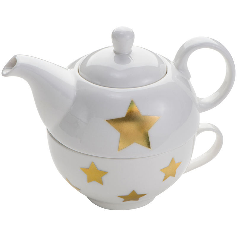 Logo trade business gift photo of: Porcelain tea set