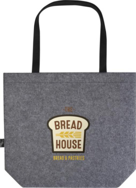 Logotrade promotional item picture of: Felta GRS recycled felt gusset tote bag 20L