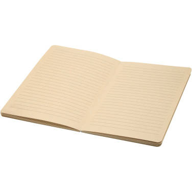 Logotrade promotional item image of: Liliana A5 sugarcane and RPET soft cover notebook