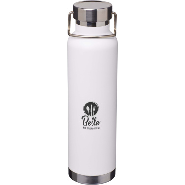 Logo trade promotional merchandise image of: Thor 650 ml RCS recycled stainless steel copper vacuum insulated water bottle
