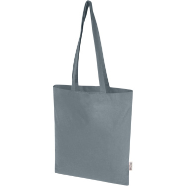 Logotrade promotional item image of: Madras Blend 140 g/m² GRS recycled cotton tote bag 7L