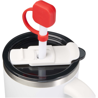 Logo trade business gifts image of: Sip silicone straw cover 
