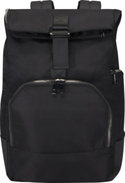 Logotrade promotional gifts photo of: Rhine 15” GRS recycled rolltop backpack 18L