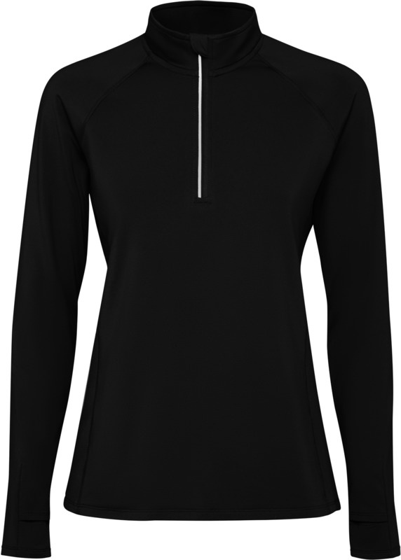 Logotrade promotional giveaways photo of: Estambul long sleeve women's half zip sweatshirt