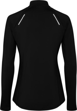 Logo trade promotional merchandise photo of: Estambul long sleeve women's half zip sweatshirt