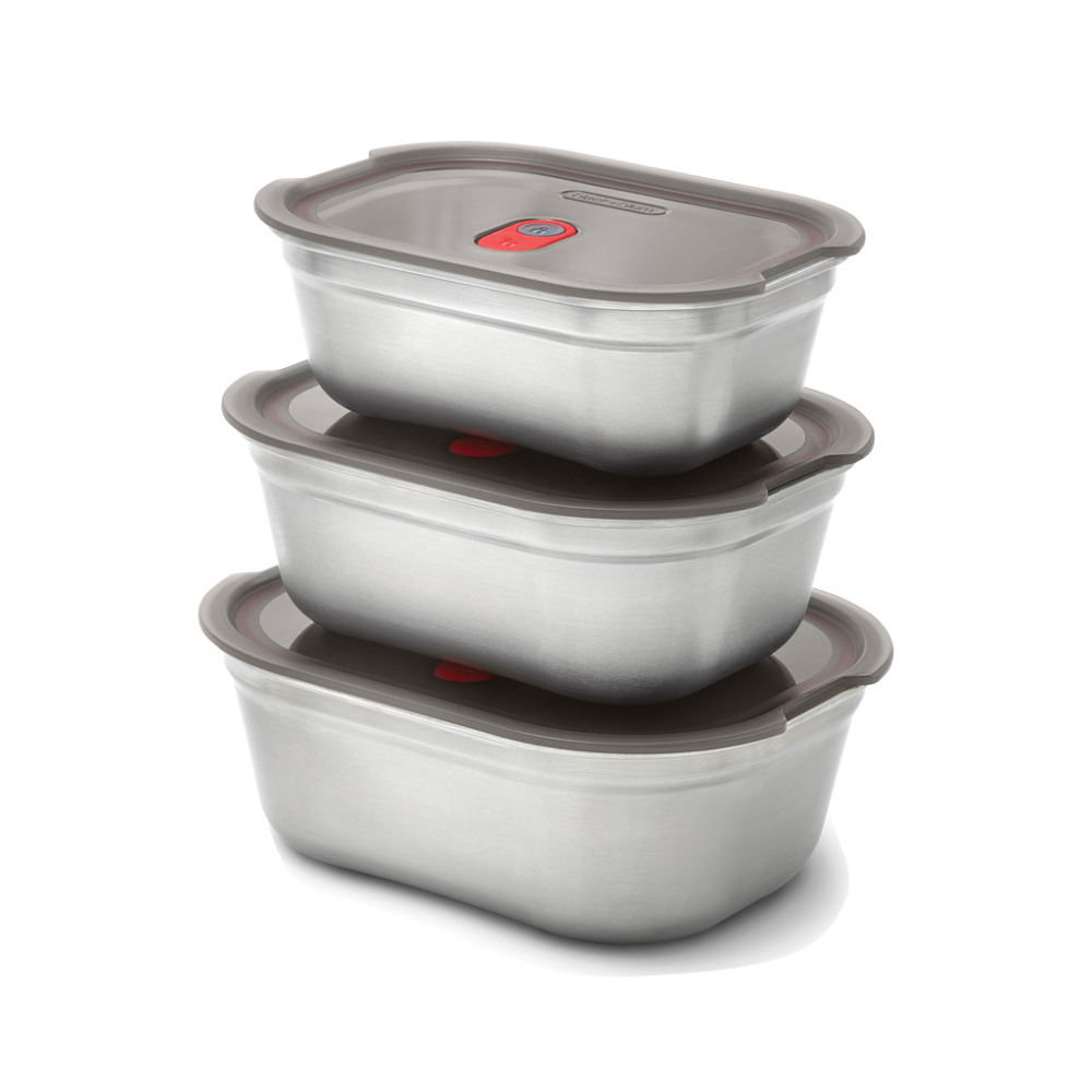 Logotrade corporate gift image of: Black+Blum Mealprep Box 3pcs Set Small, Medium, Large