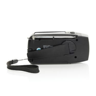 Logo trade promotional items picture of: RescueWave RCS recycled plastic emergency radio