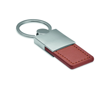 Logotrade corporate gifts photo of: PU and metal key ring Helsinki