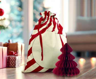 Logo trade promotional giveaways picture of: Large Santa cotton bag