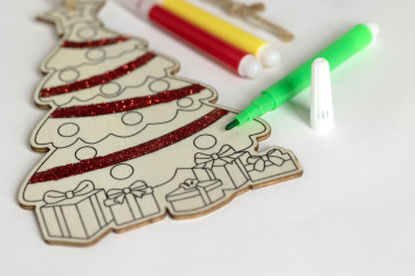 Logo trade promotional giveaways image of: Christmas tree ornament