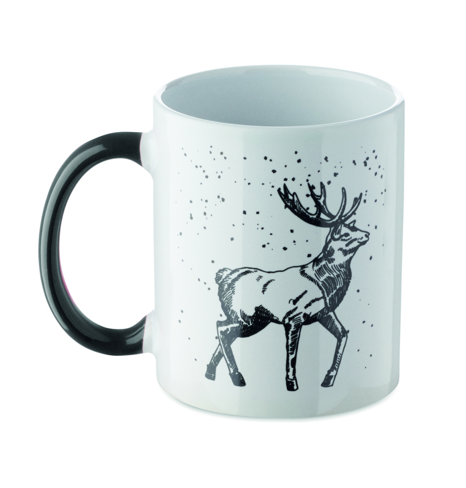 Logo trade promotional merchandise image of: Seasonal ceramic mug 300ml