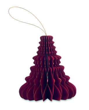 Logotrade promotional gifts photo of: Christmas paper tree hanger