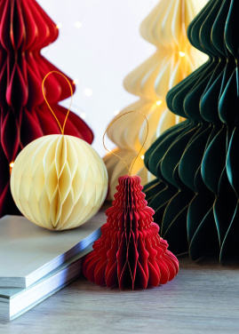 Logotrade promotional gift image of: Christmas paper tree hanger