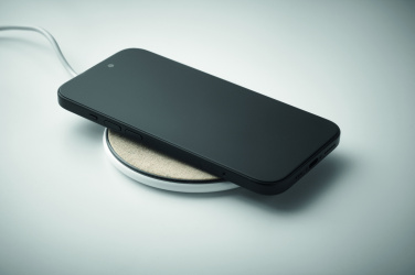 Logotrade business gift image of: Cork wireless charger 15W