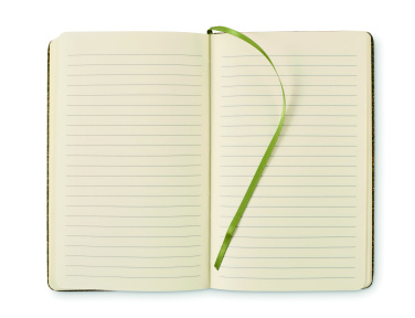 Logo trade promotional giveaways picture of: A5 notebook with hard cover