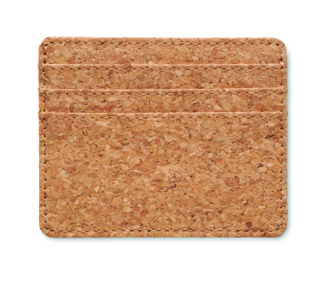 Logo trade business gifts image of: Cork cardholder with RFID