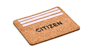 Logo trade promotional giveaway photo of: Cork cardholder with RFID