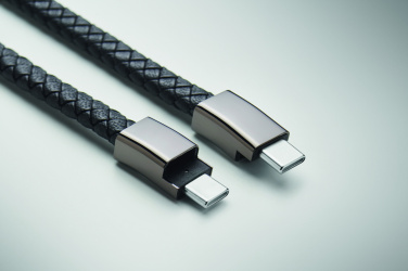 Logotrade promotional items photo of: Braided bracelet cable type-C