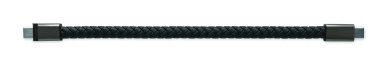 Logo trade promotional merchandise image of: Braided bracelet cable type-C
