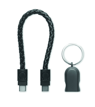Logo trade promotional item photo of: Key ring loop cable type-C